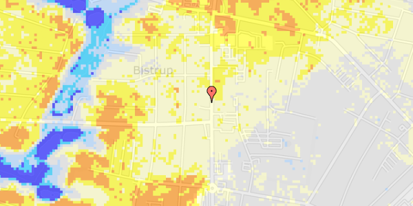 Ekstrem regn på Bispensgade 70, 1. 