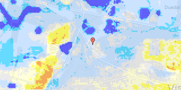 Ekstrem regn på Vestergade 73