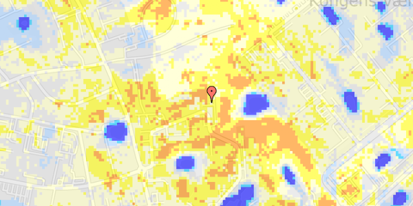 Ekstrem regn på Fredskovhellet 2K, 1. 206