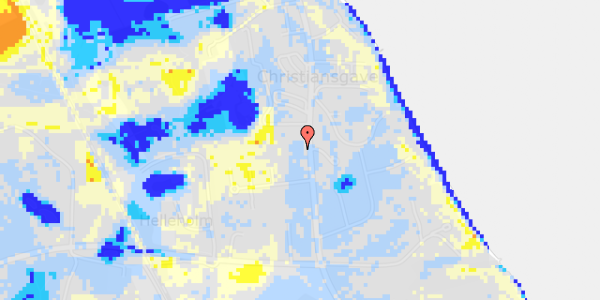 Ekstrem regn på Rungsted Strandvej 47A