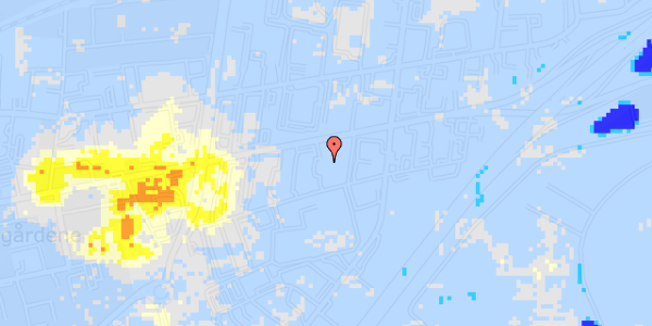 Ekstrem regn på Københavnsvej 164