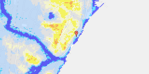 Ekstrem regn på Strandvejen 384