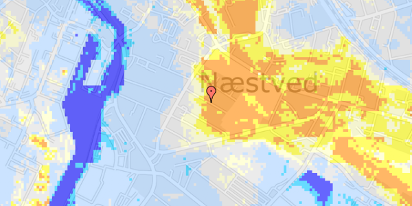 Ekstrem regn på Oskarsvej 4