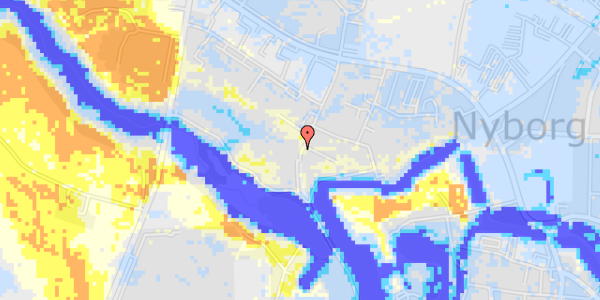 Ekstrem regn på Hf. Helgetoften 2