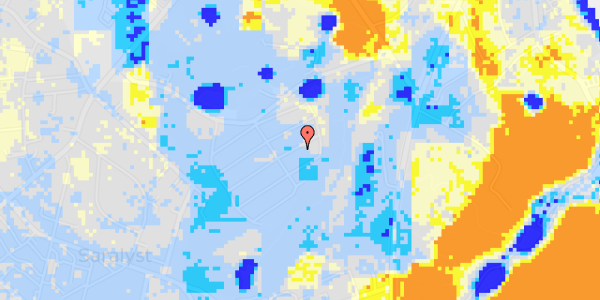 Ekstrem regn på Haveforeningen Skovlunden 129