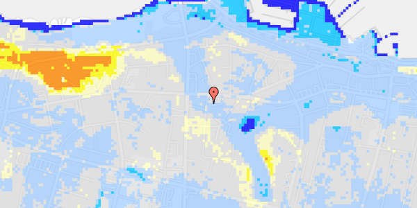 Ekstrem regn på Langgade 1