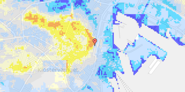 Ekstrem regn på Krøyers Stræde 2, 1. 