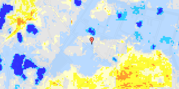 Ekstrem regn på Priorsvej 40