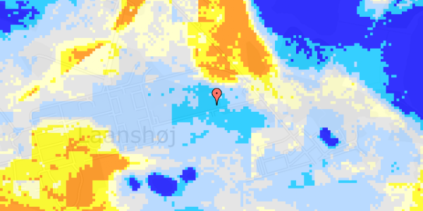 Ekstrem regn på Laanshøj Alle 81