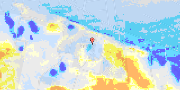 Ekstrem regn på Oldbakkevej 6