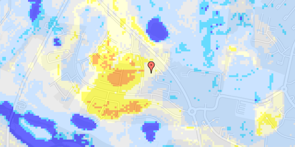 Ekstrem regn på Stenagerbakken 8