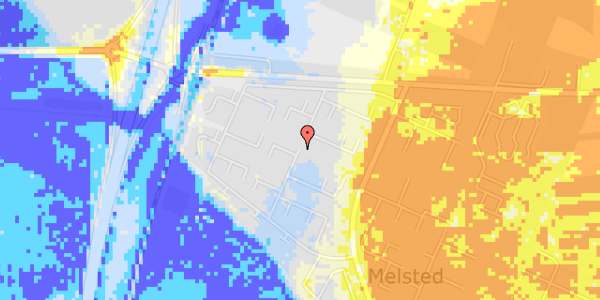 Ekstrem regn på Stråtaget 64C