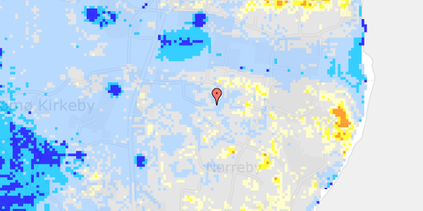 Ekstrem regn på Elmegårdsvej 10