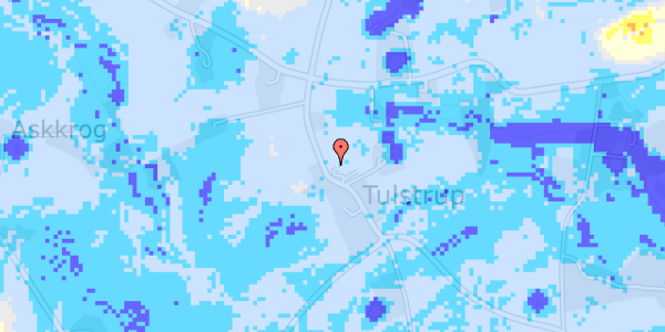 Ekstrem regn på Tulstrupvej 1A