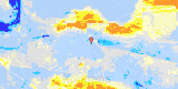 Ekstrem regn på Klampenborgvej 203, st. 