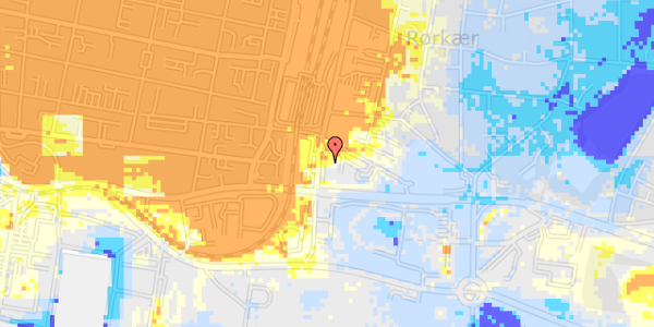 Ekstrem regn på Exnersgade 19