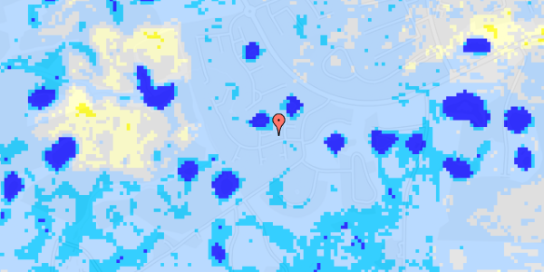 Ekstrem regn på Blishønedalen 12A