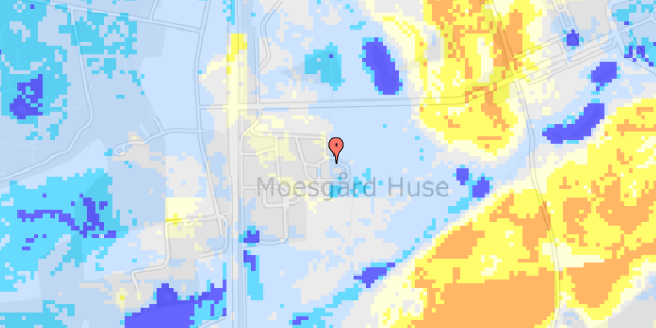 Ekstrem regn på Moesgård Allé 16C