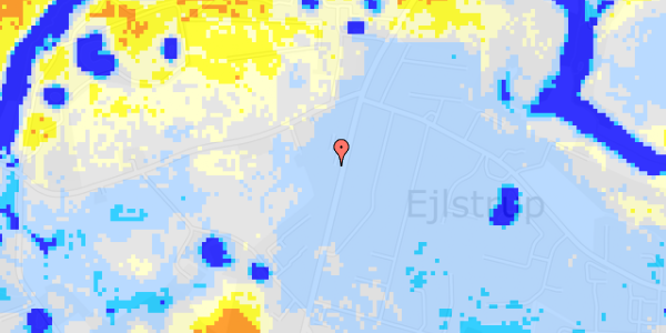 Ekstrem regn på Kalørvej 122