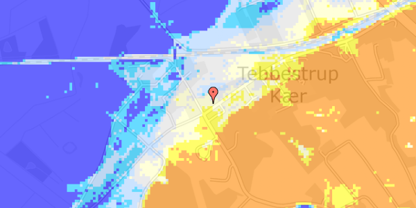 Ekstrem regn på Kærgade 180A