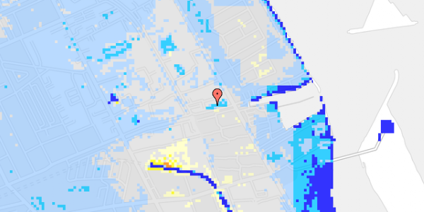 Ekstrem regn på Amager Strandvej 80G, 2. tv