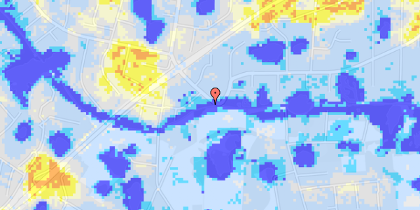 Ekstrem regn på Ny Hjortespringvej 8