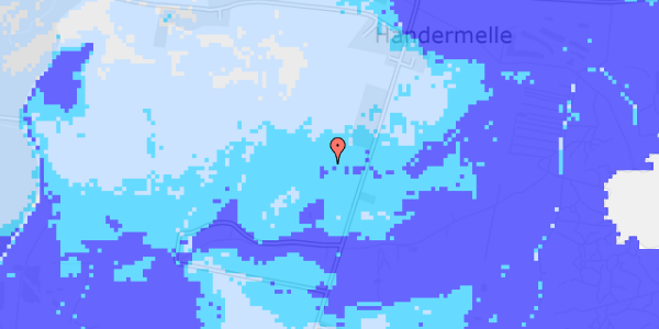 Ekstrem regn på Handermellevej 4B