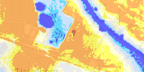 Ekstrem regn på Ejlif Krogagers Vej 76