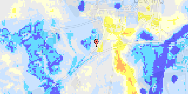 Ekstrem regn på Bygaden 11