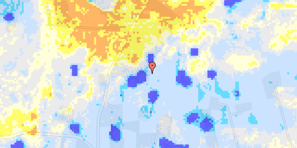 Ekstrem regn på Tinghøjvej 98