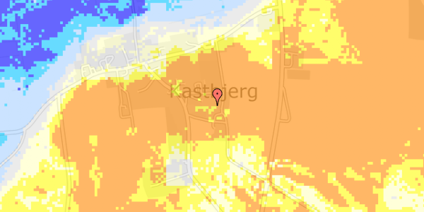 Ekstrem regn på Ved Kirken 4