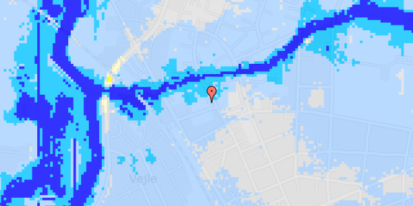 Ekstrem regn på Nygade 57A, 2. th