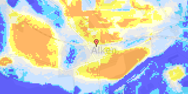 Ekstrem regn på Alkenvej 71B