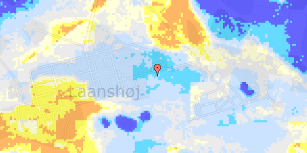 Ekstrem regn på Laanshøj Alle 72