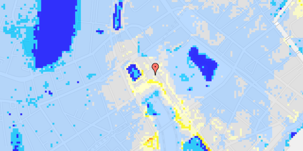 Ekstrem regn på Bernstorffsgade 12, 1. 