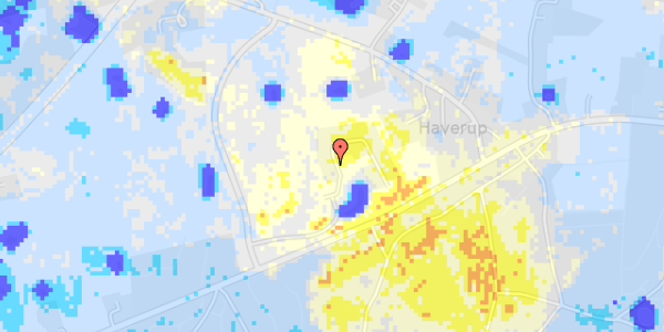 Ekstrem regn på Engstien 44