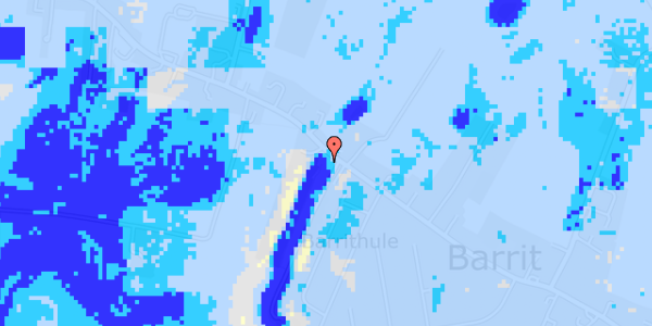 Ekstrem regn på Barrit Langgade 116P