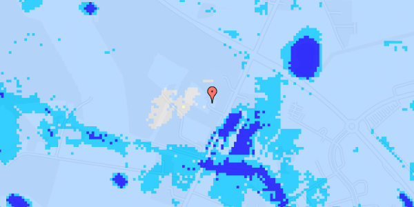 Ekstrem regn på Greve Landevej 134