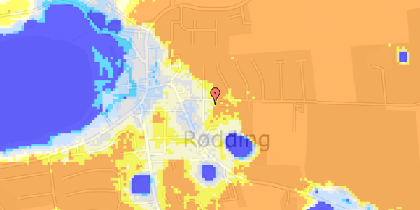 Ekstrem regn på Meldgårdsvej 16