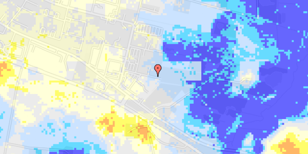 Ekstrem regn på Torvegade 139V