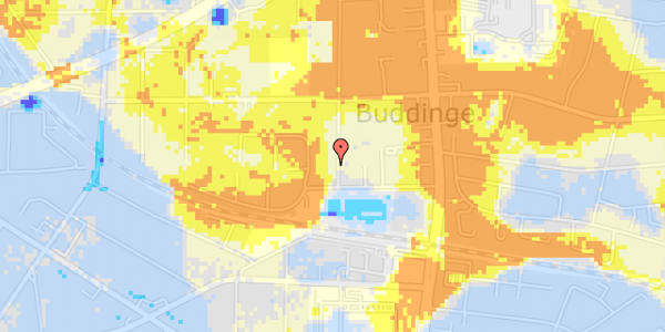 Ekstrem regn på Valdemars Alle 13