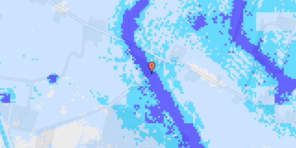 Ekstrem regn på Holevvej 875