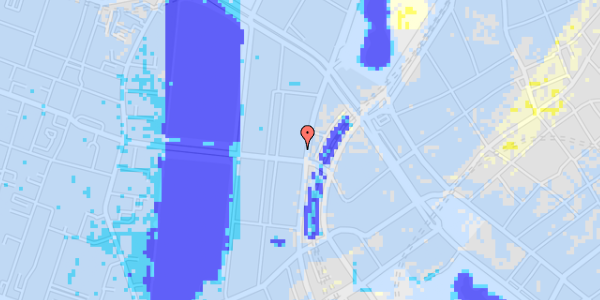 Ekstrem regn på Vester Farimagsgade 23, 6. 