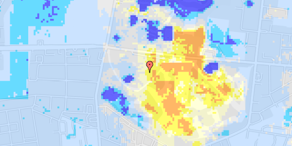 Ekstrem regn på Roskildevej 27C