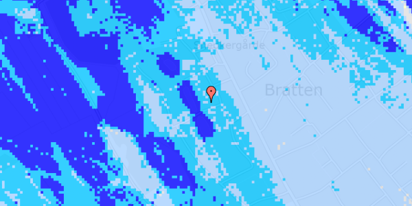 Ekstrem regn på Aaensvej 37