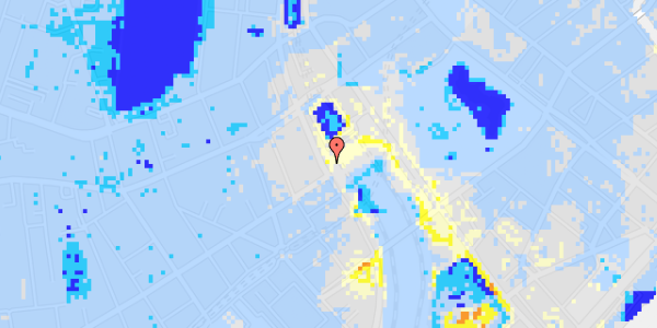 Ekstrem regn på Reventlowsgade 3