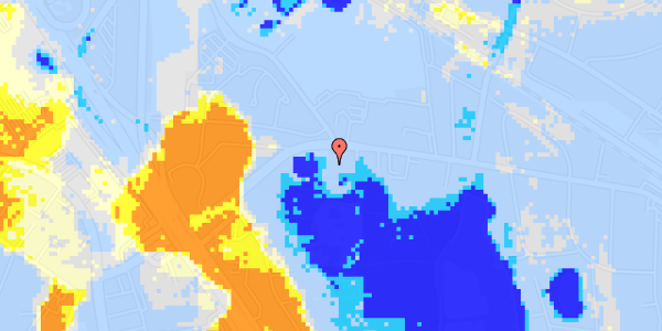 Ekstrem regn på Brogårdsvej 93