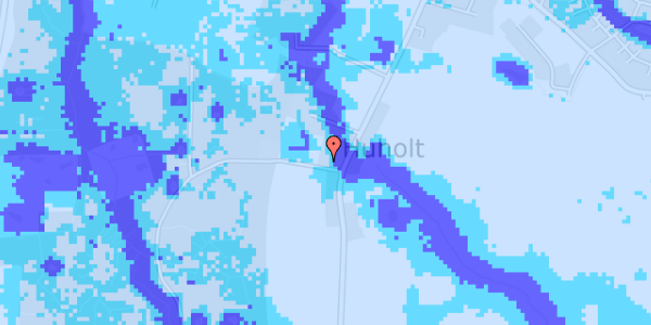 Ekstrem regn på Brudgomsalleen 1