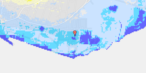 Ekstrem regn på Stigsborg Brygge 30