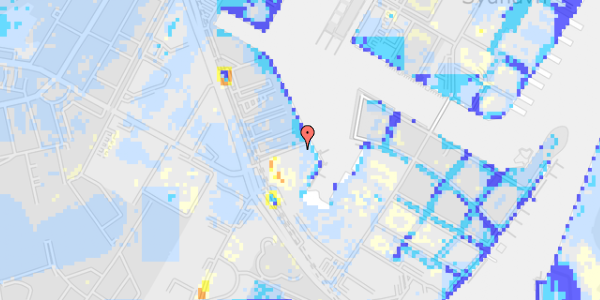 Ekstrem regn på Frederikskaj 2P, 2. th